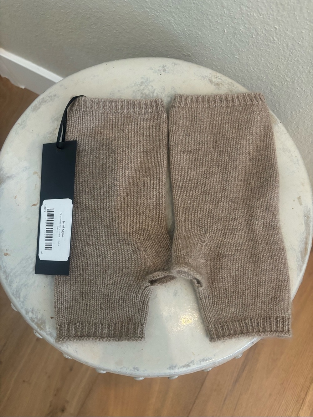 Jenni Kayne Cashmere Fingerless Gloves NWT